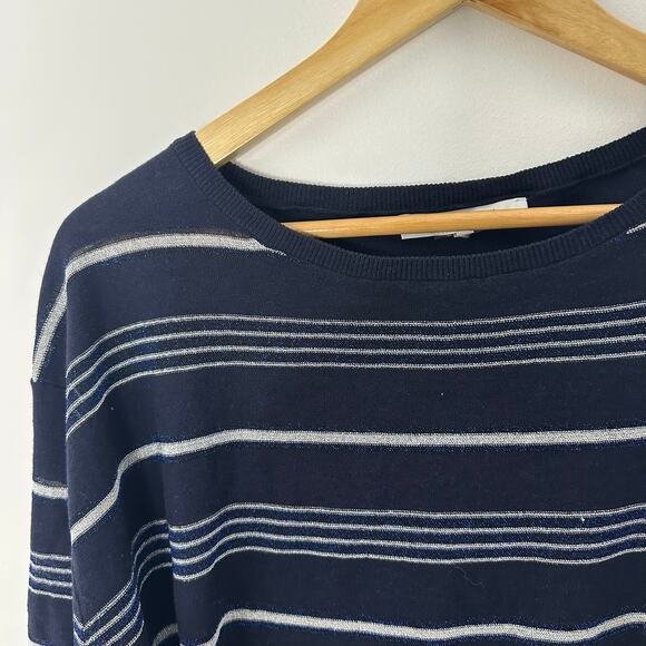 Gerard Darel Striped Bateau Neckline Sweater Size XL - Picture 5 of 11